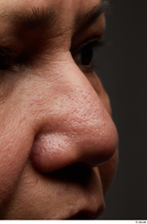 Face Nose Skin Woman Overweight Studio photo references